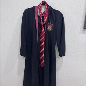 Harry Potter Black and Red Wizard Robe with Tie